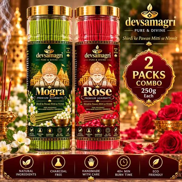 Devsamagri_Premium_Agarbatti_Combo_Pack_Of_Mogra_+_Rose_|_500G