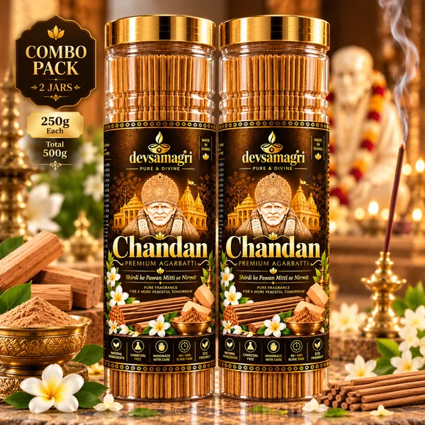 Devsamagri_Premium_Chandan_Agarbatti_Combo_Pack_Of_2_Jars_|_500G