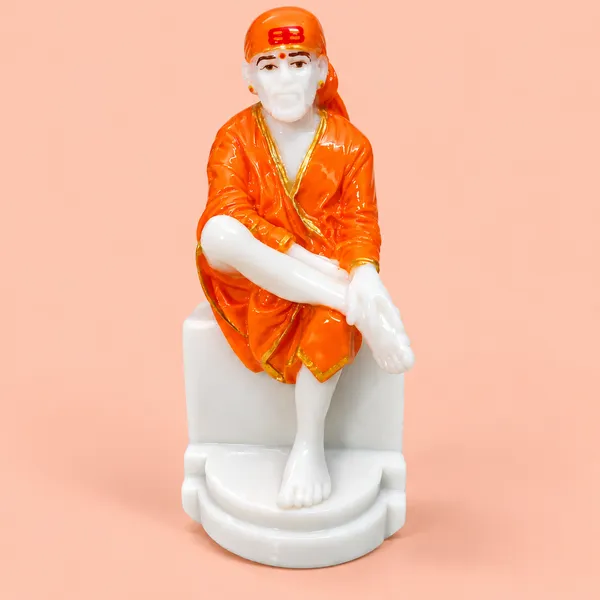 Sai_Baba_Murti_For_Mandir_|_Marble_Finish_Washable_Sai_Baba_Idol_For_Car_Dashboard_|_Small_Statue_For_Home_Temple