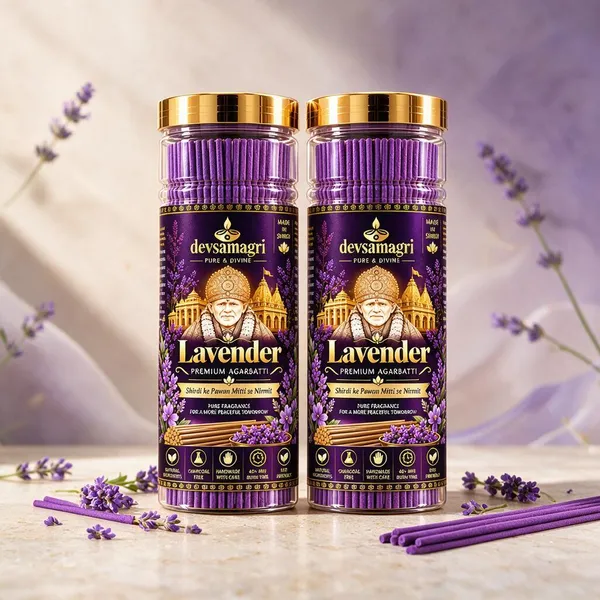 Devsamagri_Premium_Lavender_Agarbatti_Combo_Pack_Of_2_Jars_|_500G