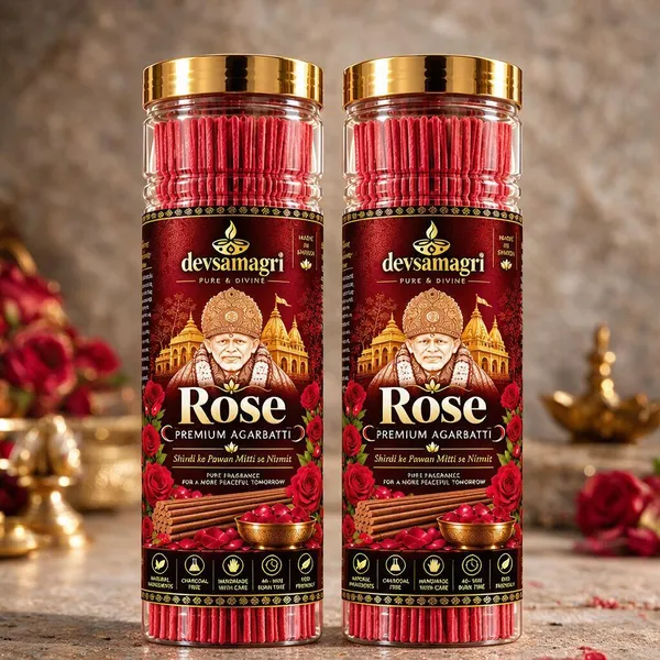 Devsamagri_Premium_Rose_Agarbatti_Combo_Pack_Of_2_Jars_|_500G
