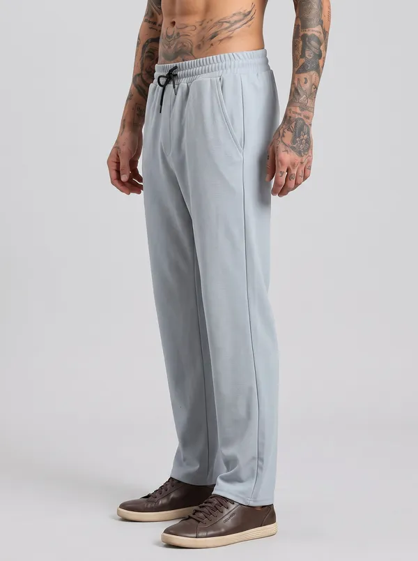 Light_Grey_4_Way_Twill_Regular_Fit_Jogger_Pants_For_Men