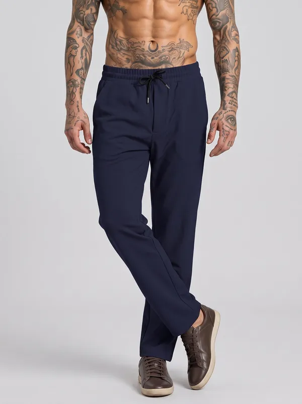 Navy_Corduroy_Tapered_Joggers_For_Men