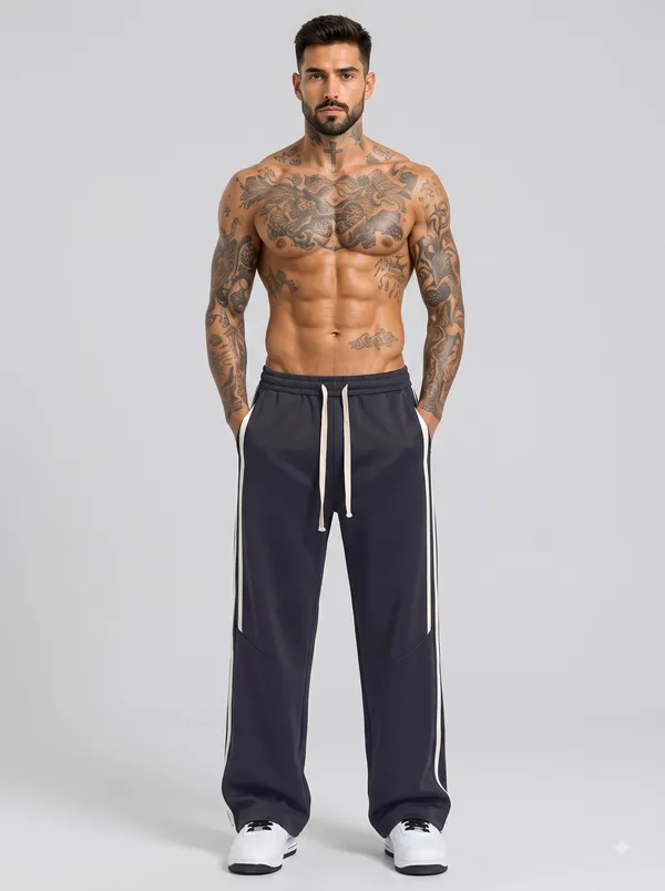 Dark_Grey_4_Way_Twill_Relaxed_Fit_Track_Pants_For_Men
