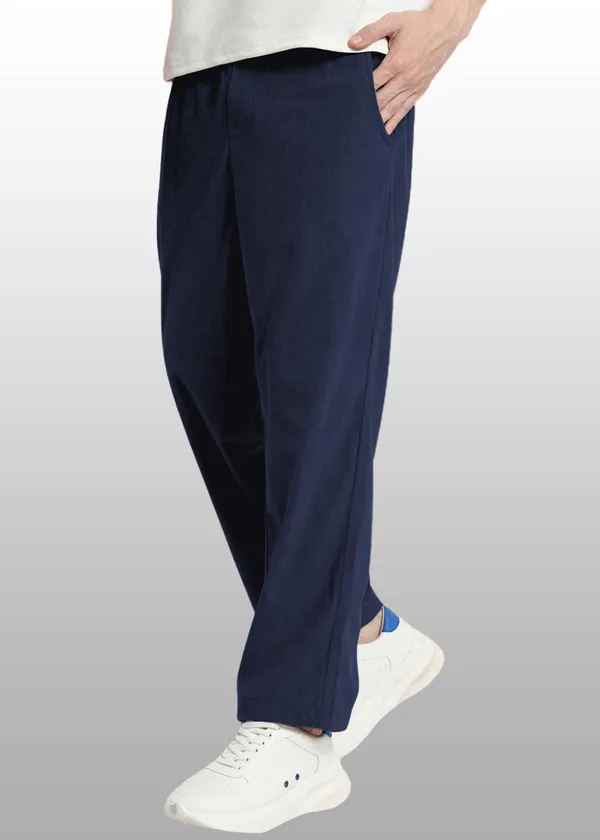Navy_Corduroy_Relaxed_Fit_Jogger_Pants_For_Men