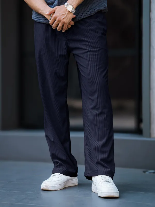 Navy_Corduroy_Relaxed_Fit_Cargo_Pants_For_Men