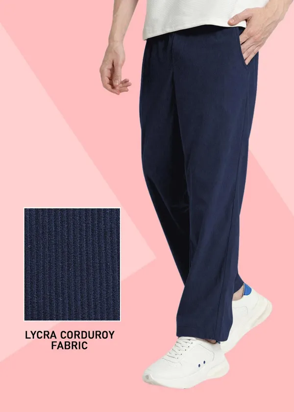 Navy_Corduroy_Relaxed_Fit_Jogger_Pants_For_Men