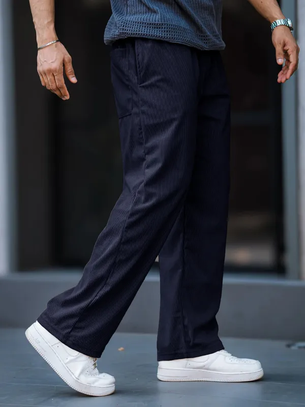 Navy_Corduroy_Relaxed_Fit_Cargo_Pants_For_Men