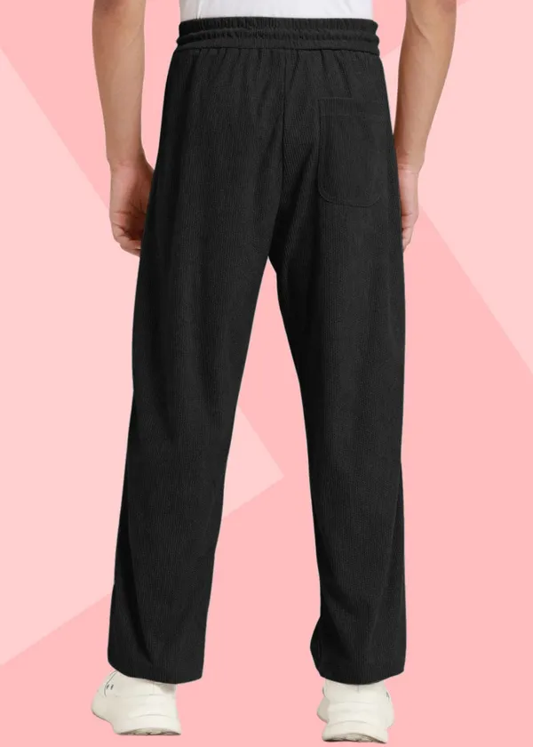 Black_4_Way_Twill_Relaxed_Fit_Jogger_Pants_For_Men