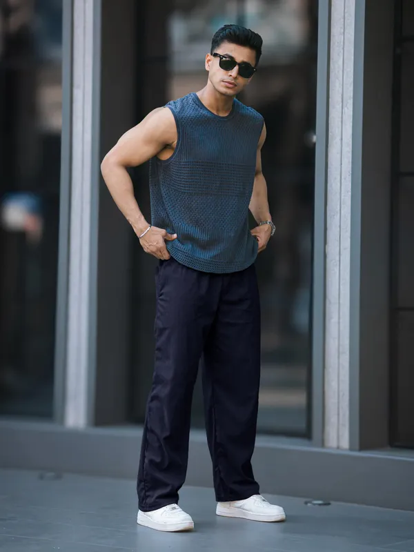 Navy_Corduroy_Relaxed_Fit_Cargo_Pants_For_Men