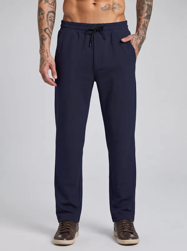 Navy_Corduroy_Tapered_Joggers_For_Men