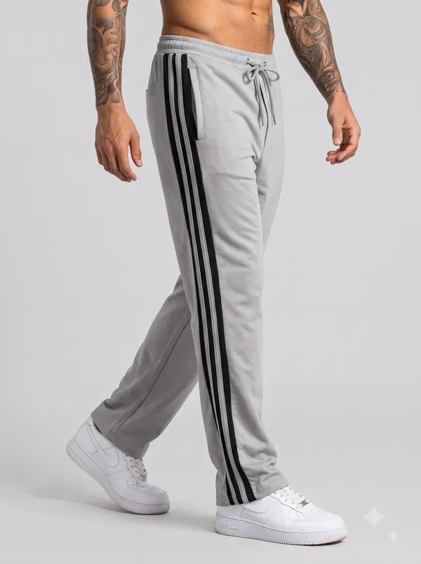 Grey_4_Way_Twill_Striped_Track_Pants_For_Men