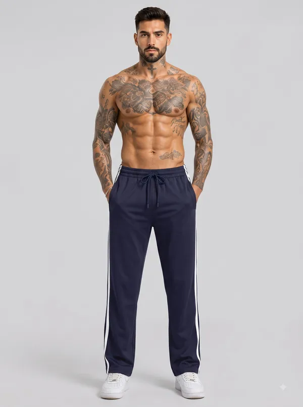 Navy_4_Way_Twill_Striped_Track_Pants_For_Men