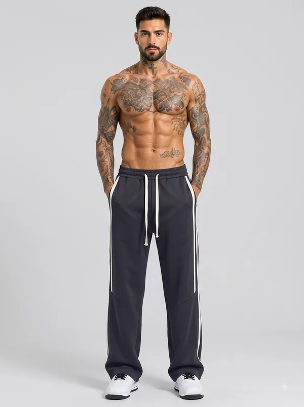 Dark_Grey_4_Way_Twill_Relaxed_Fit_Track_Pants_For_Men