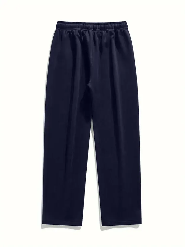 Navy_4_Way_Twill_Wide_Leg_Track_Pants_For_Men