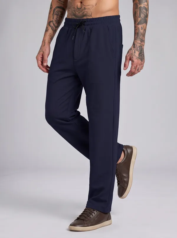 Navy_Corduroy_Tapered_Joggers_For_Men