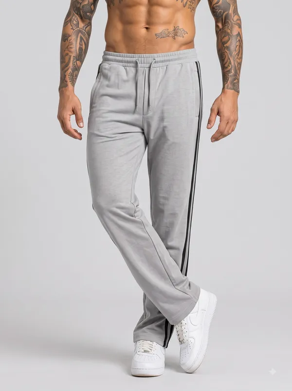 Grey_4_Way_Twill_Striped_Track_Pants_For_Men