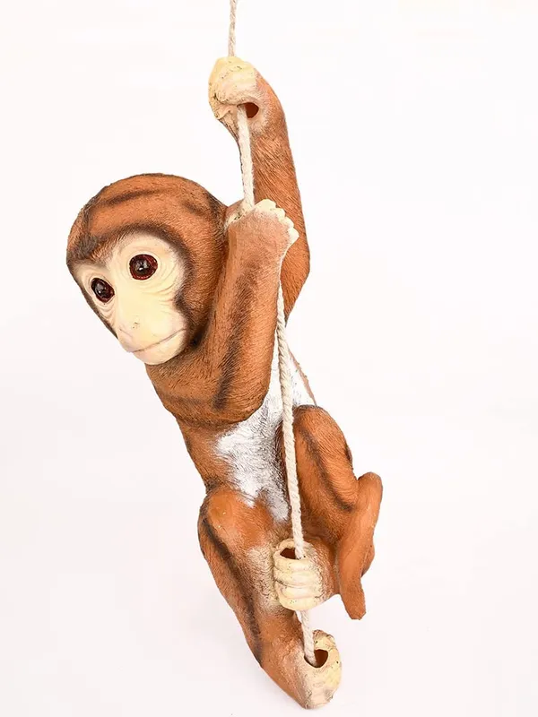 Resin_Hanging_Monkey_Figure