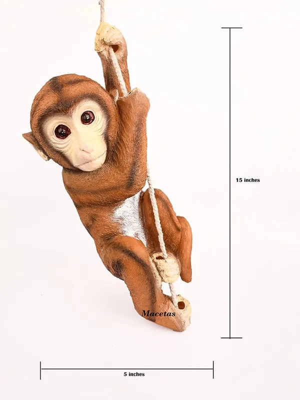 Resin_Hanging_Monkey_Figure