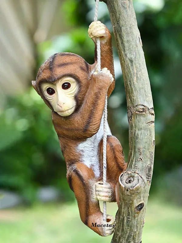 Resin_Hanging_Monkey_Figure
