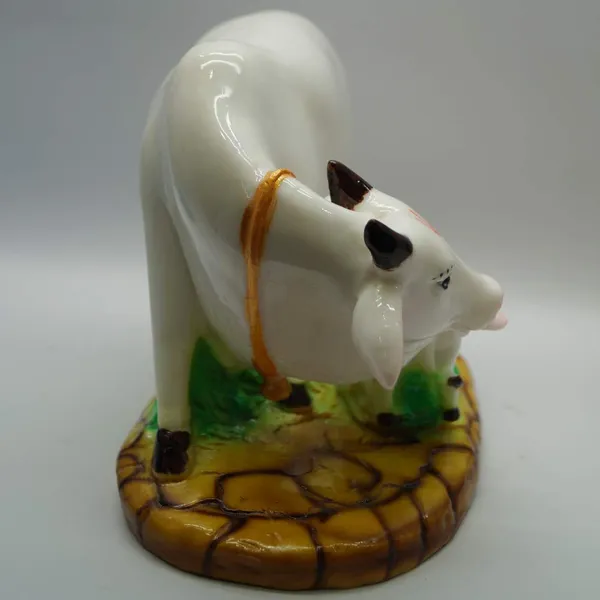 Kamdhenu_Cow_And_Calf_Idol_Polyresin_Figurine