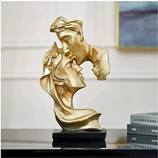 Resin_Abstract_Kiss_Couple_Statue