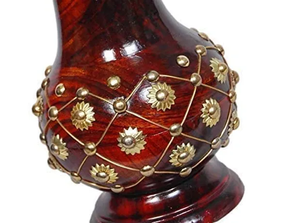 Wooden_Flower_Pot_Stand_With_Brass_Work