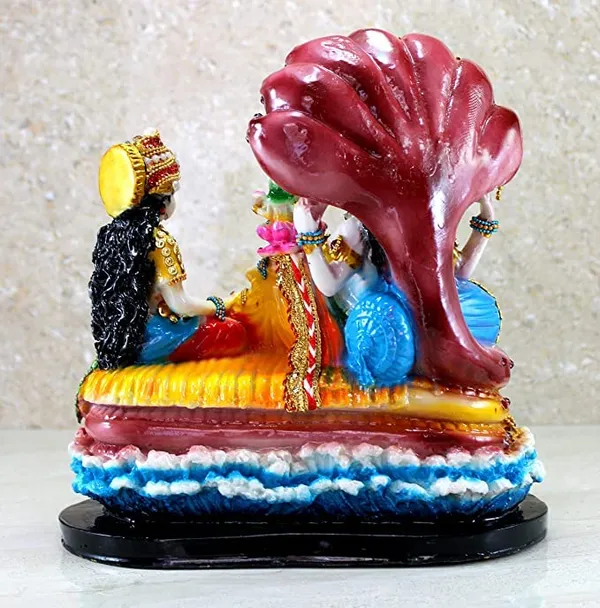 Vishnu_Lakshmi_Resin_Idol