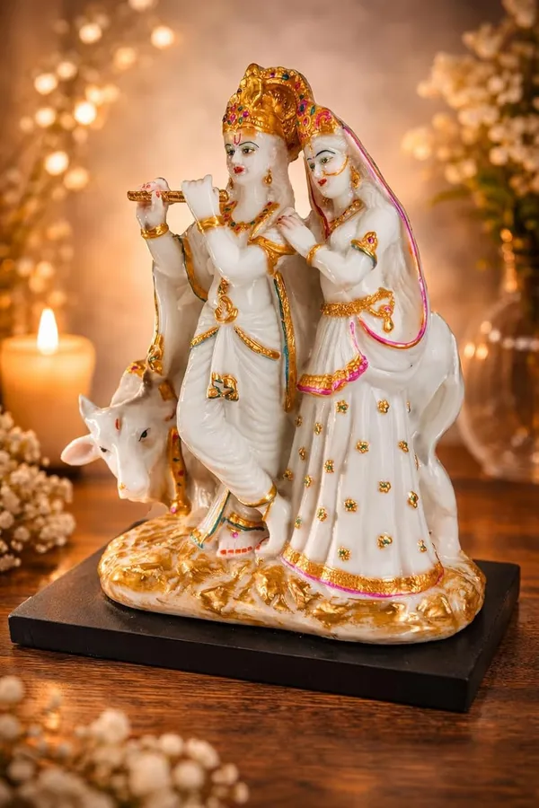 Radha_Krishna_With_Cow_Idol_Statue