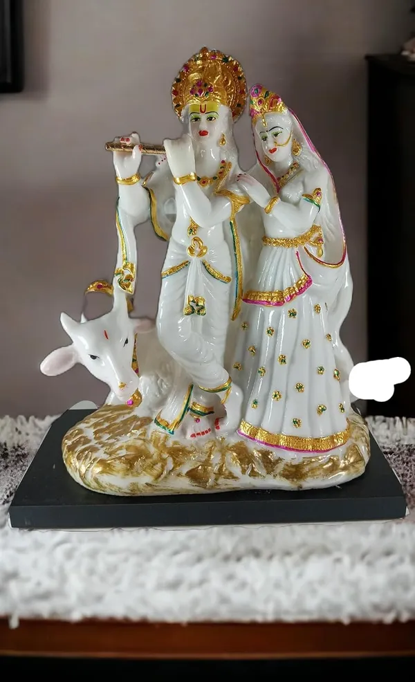 Radha_Krishna_With_Cow_Idol_Statue