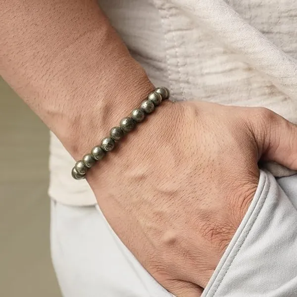Pyrite_Beaded_Stretch_Bracelet