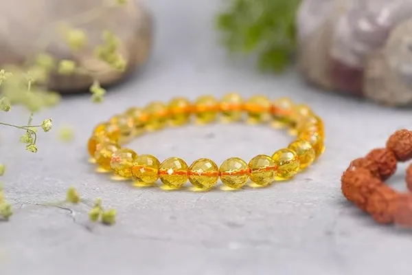 Citrine_Crystal_Beaded_Stretch_Bracelet