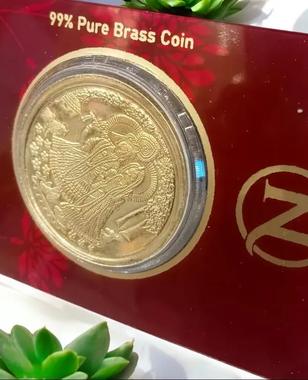 Brass_Radha_Krishna_Commemorative_Coin_With_Display_Card