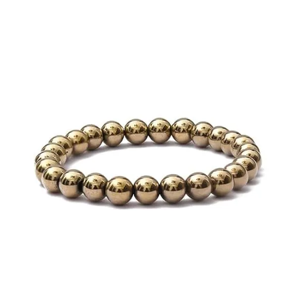 Pyrite_Beaded_Stretch_Bracelet