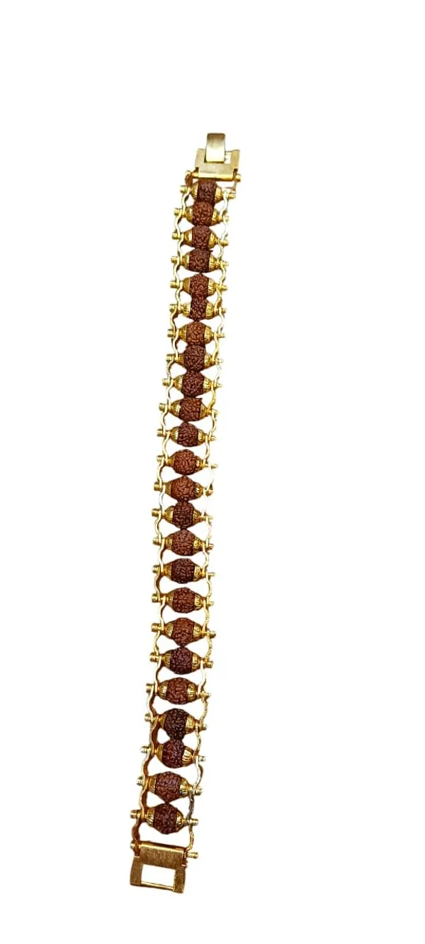 Rudraksha_Bead_Gold_Plated_Bracelet