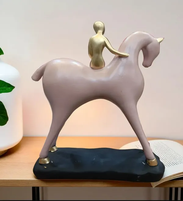 Horse_Figurine_With_Rider_Sculpture
