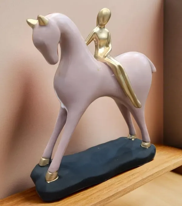 Horse_Figurine_With_Rider_Sculpture