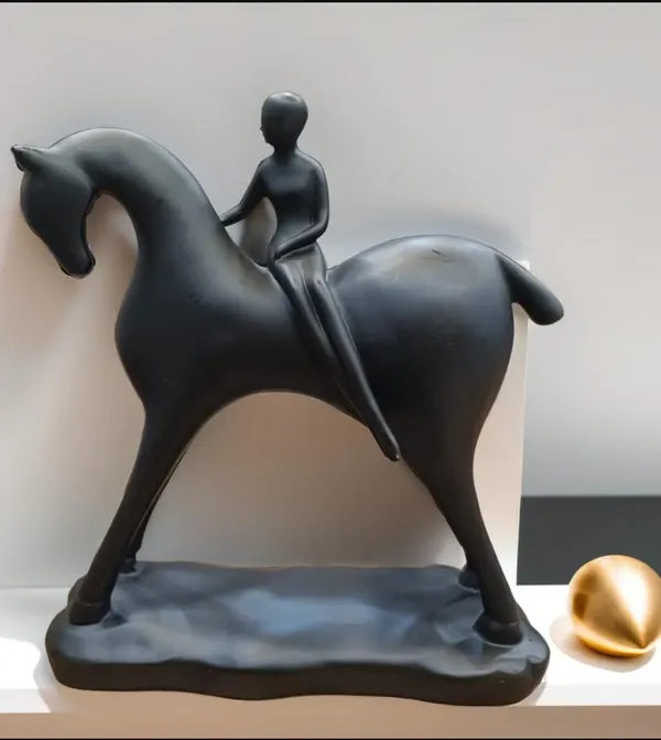 Horse_And_Rider_Sculpture