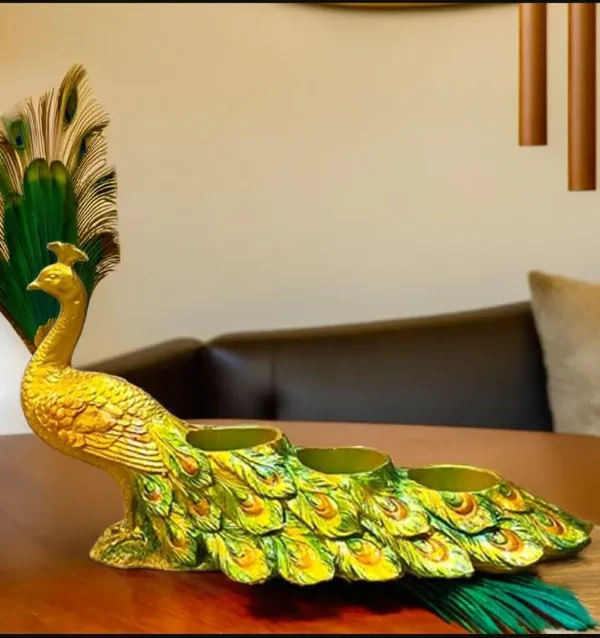 Peacock_Tealight_Holder