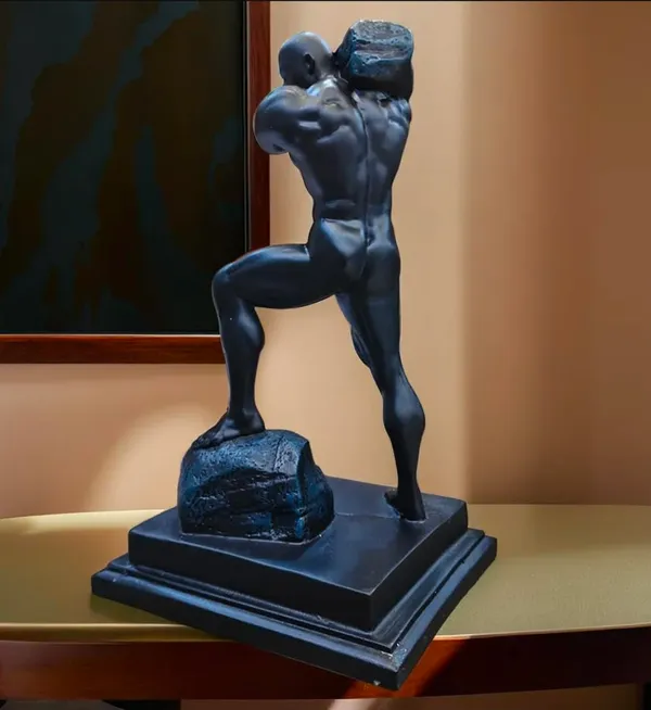 Resin_Man_Sculpture_End_Of_Text