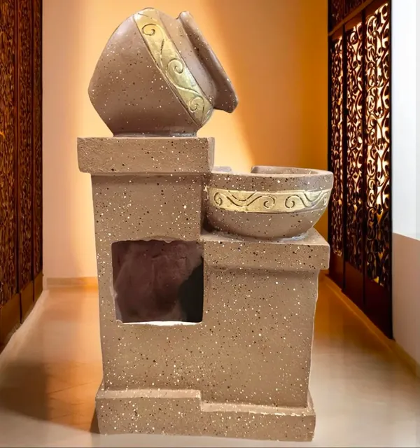 Matki_Fountain_With_Tiered_Stand