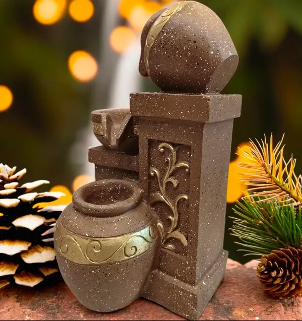 Matki_Fountain_With_Tiered_Stand
