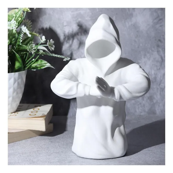 Ceramic_Hooded_Figure_Sculpture