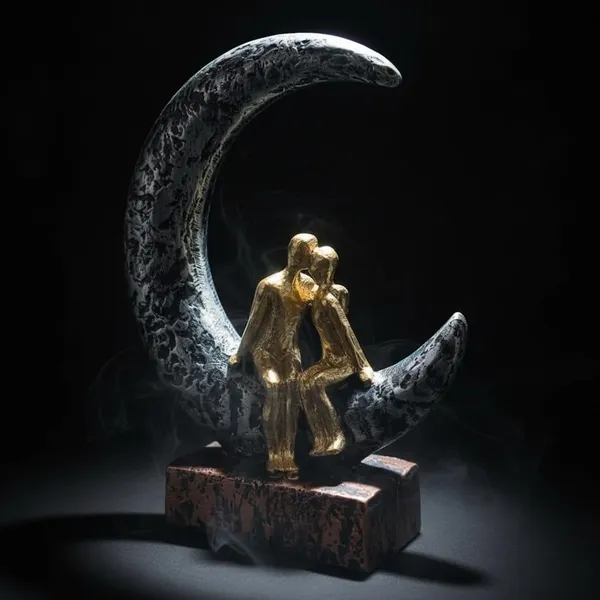 Couple_On_Moon_Figurine