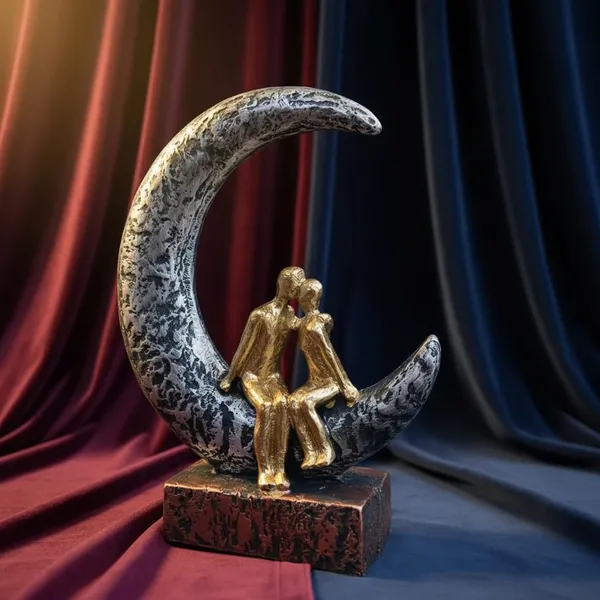 Couple_On_Moon_Figurine