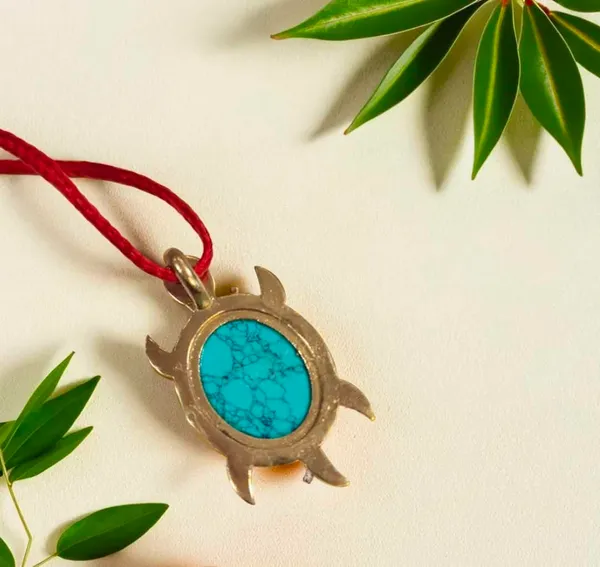 Turquoise_Turtle_Pendant