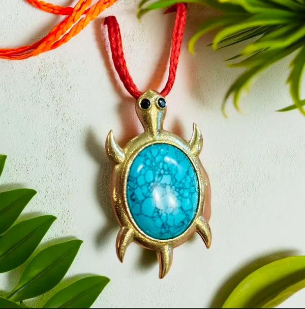 Turquoise_Turtle_Pendant