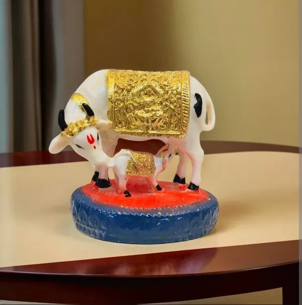 Kamdhenu_Cow_With_Calf_Figurine