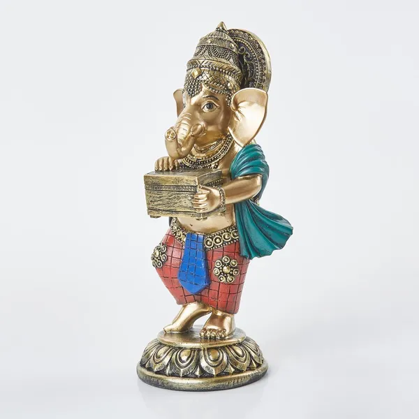 Ganesha_Musician_Figurines_Resin_Idol