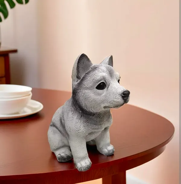 Husky_Puppy_Figurine